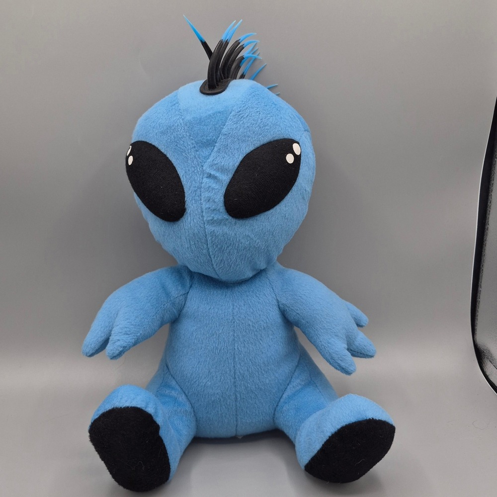 A&A Global Industries Blue Alien Mohawk Plush 3GPKALIENS 2015 Space Toy